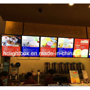 Wall Hanging Menu Display Fast Food Restaurants Display Restaurant Lighted Menu Board